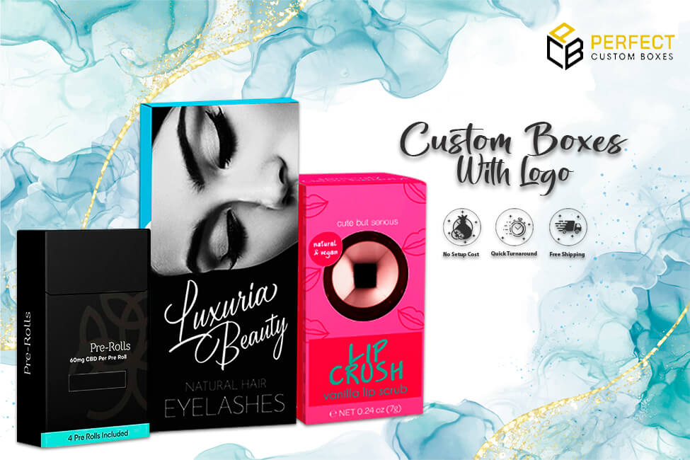 Custom Boxes with Logo Offering Branded Professional Look